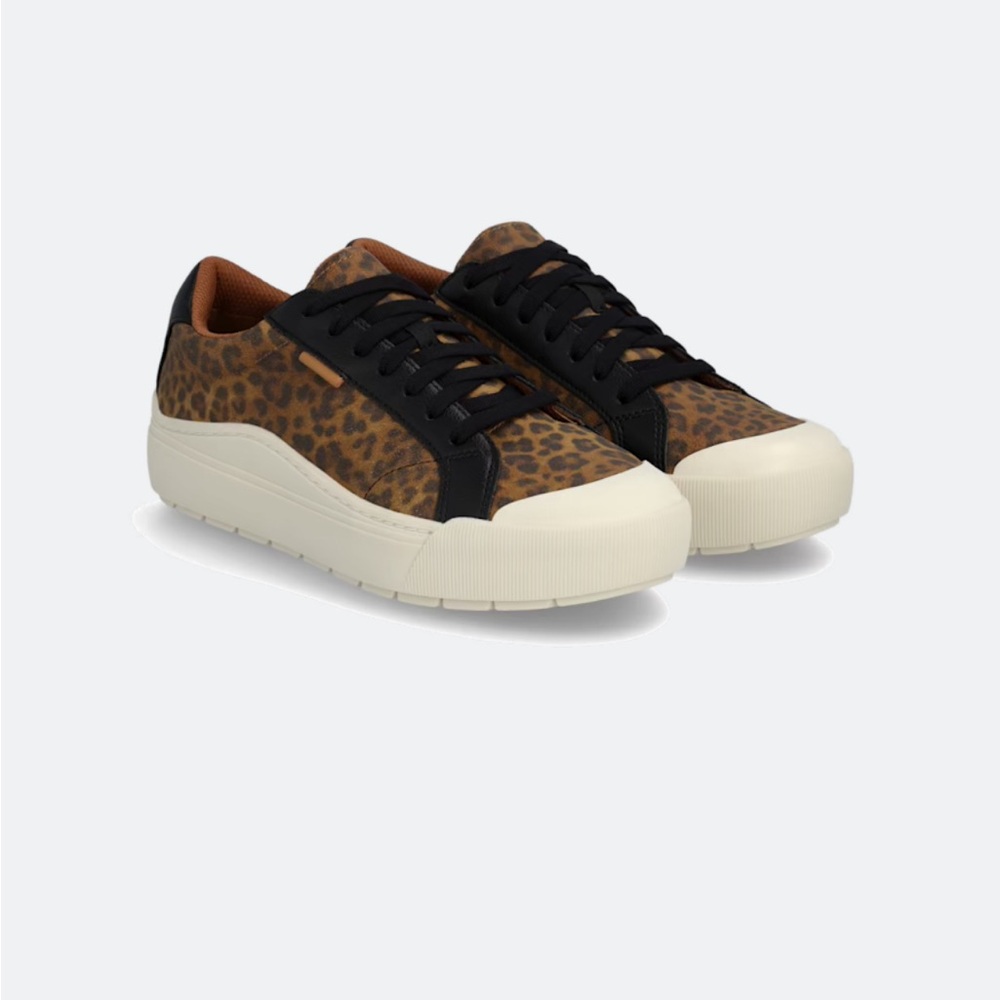 Dr. Scholl's Leopard and Black Women's Sneakers